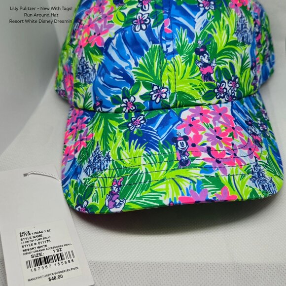 NWT Lilly Pulitzer Run Around Hat in Disney Dreamin - Picture 2 of 5